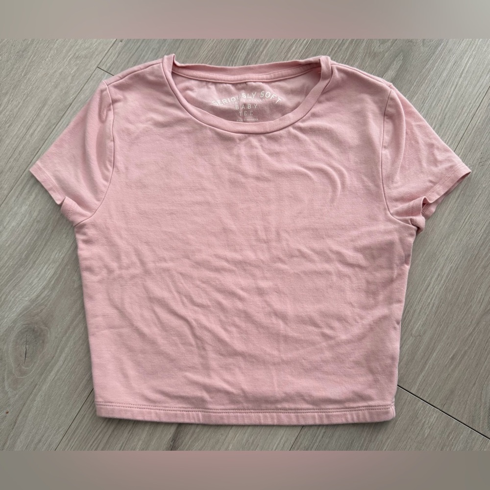 Aeropostale Seriously Soft Cropped Baby Tee